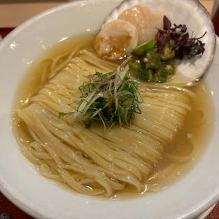青森陸奥湾産殻付ﾎﾀﾃの冷やし(燃えよ麺助)