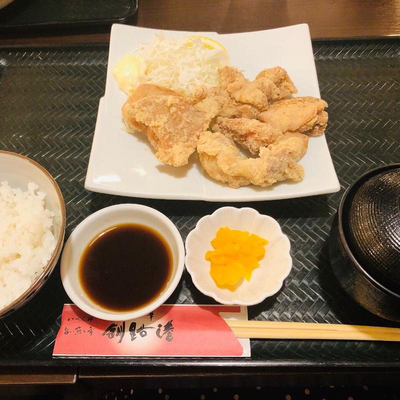 ザンギ定食(北の幸 釧路港 新宿店)