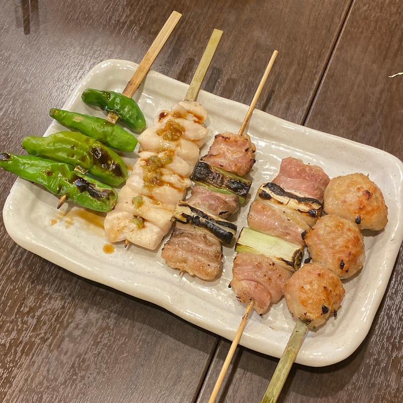 串焼き(炭火やきとり 夏侯惇)