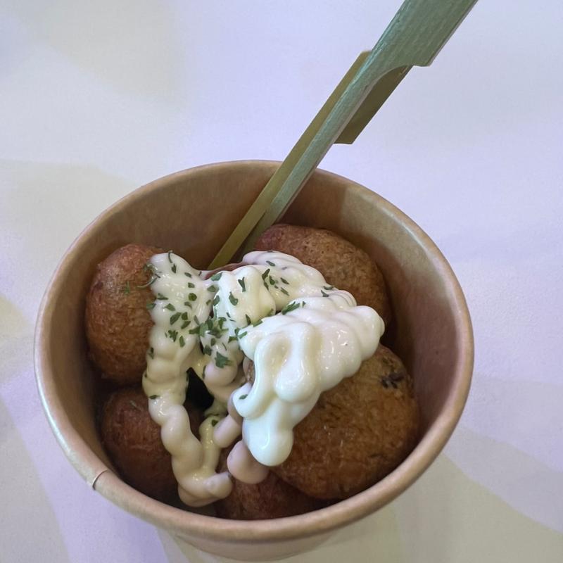 BACALAO CRISPY COD FISH BITES 干しダラ（バカリャオ）のサクサクフリット(アンゴラパビリオン)