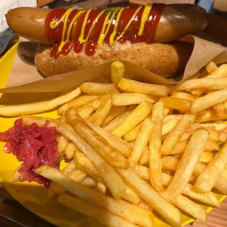 ホットドッグ フライドポテトセット