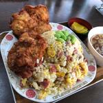 鶏の唐揚げチャーハン2個セット