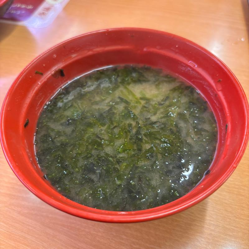 あおさと海苔の味噌汁(スシロー 北本店)