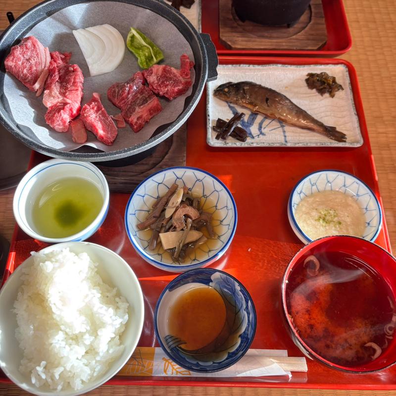 夕食(三斗小屋温泉　煙草屋旅館 )