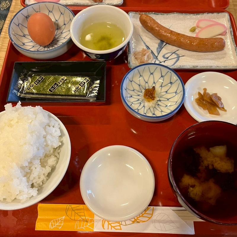 朝食(三斗小屋温泉　煙草屋旅館 )