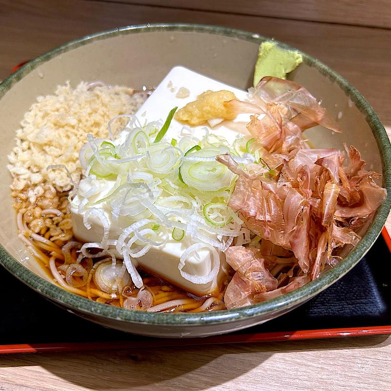 豆腐一丁そば(名代 箱根そば 狛江店)