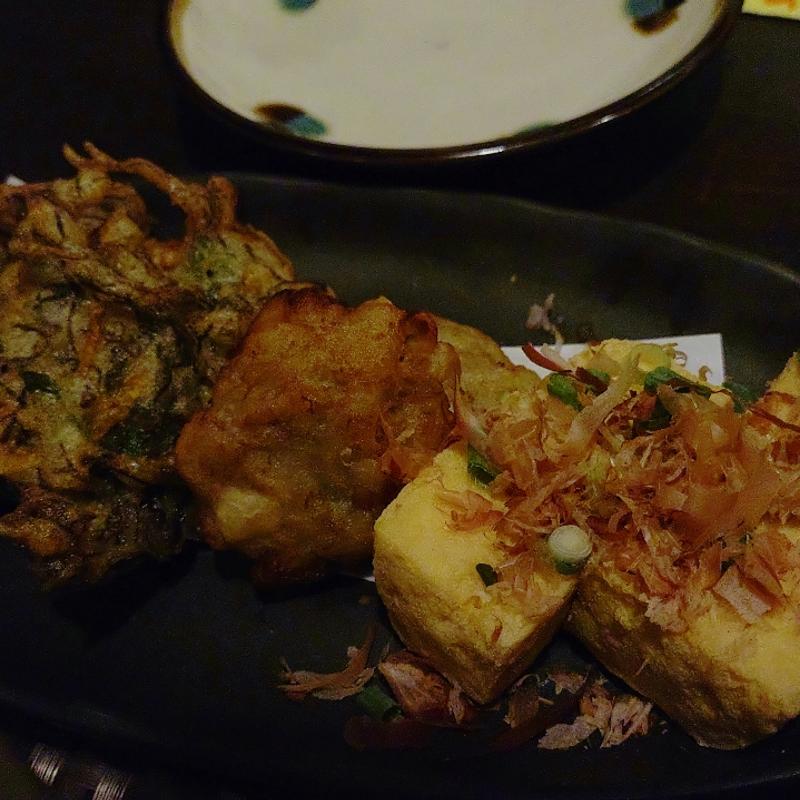 揚げ物盛合せ(ゆうなんぎい)