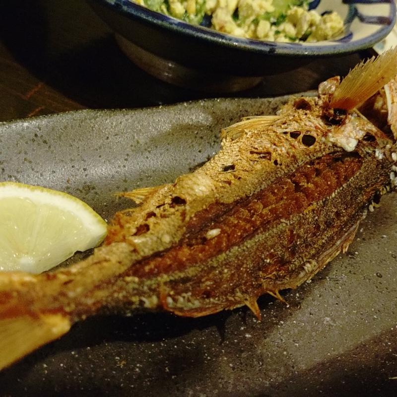 グルクン唐揚げ(ゆうなんぎい)