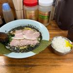 黒ばらのりラーメンチャーシュー3枚　半ライス