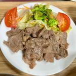 黒毛和牛肩ロースステーキ定食(ベルクス 東墨田店)