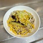 なす素焼き冷やしそば