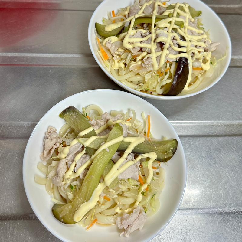 サラダうどん(ベルクス 東墨田店)