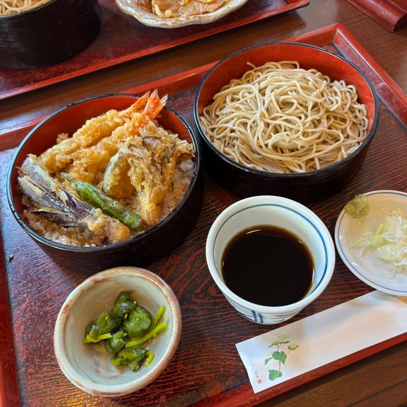 天丼セット(藪伊豆)