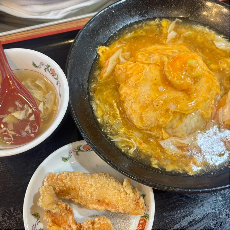 極王天津飯セット(餃子の王将 篠店)