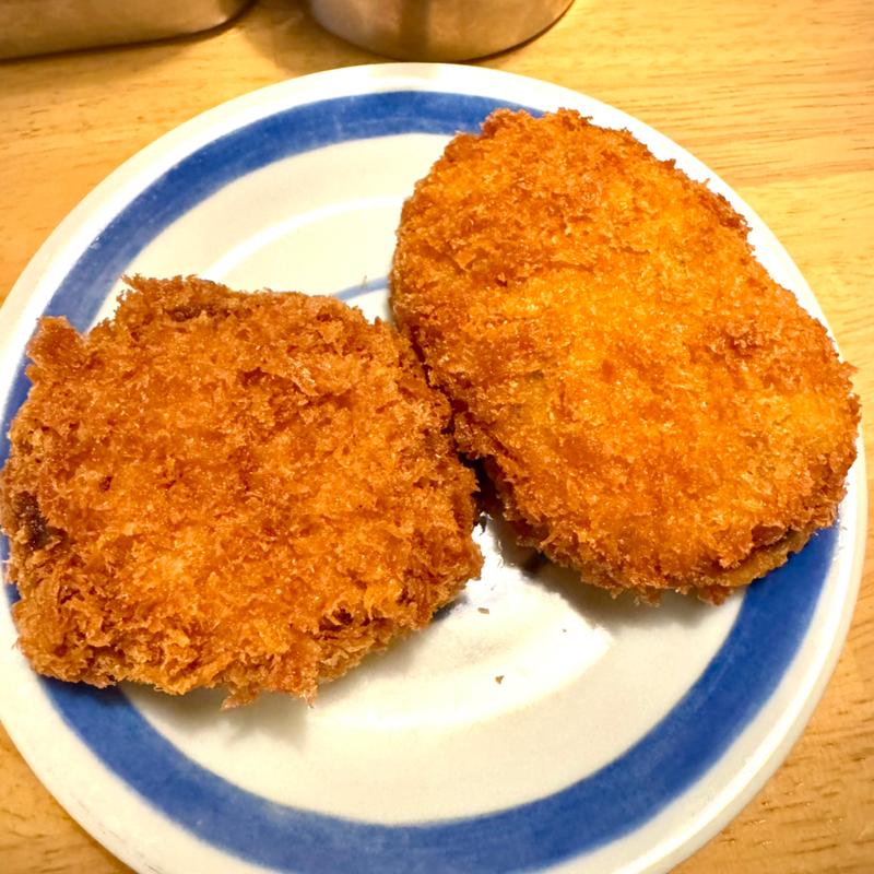 肉屋の牛肉コロッケ　肉屋のミンチカツ(かぶら屋 高槻店)