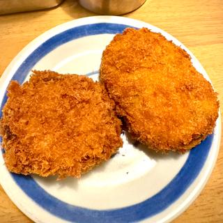 肉屋の牛肉コロッケ　肉屋のミンチカツ