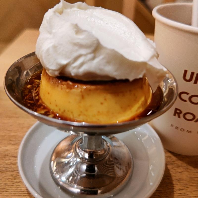 かためのプリン(UNI COFFEE ROASTERY 横浜元町店｜カフェ)