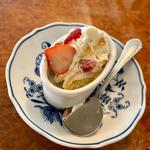 デザートのショートケーキ