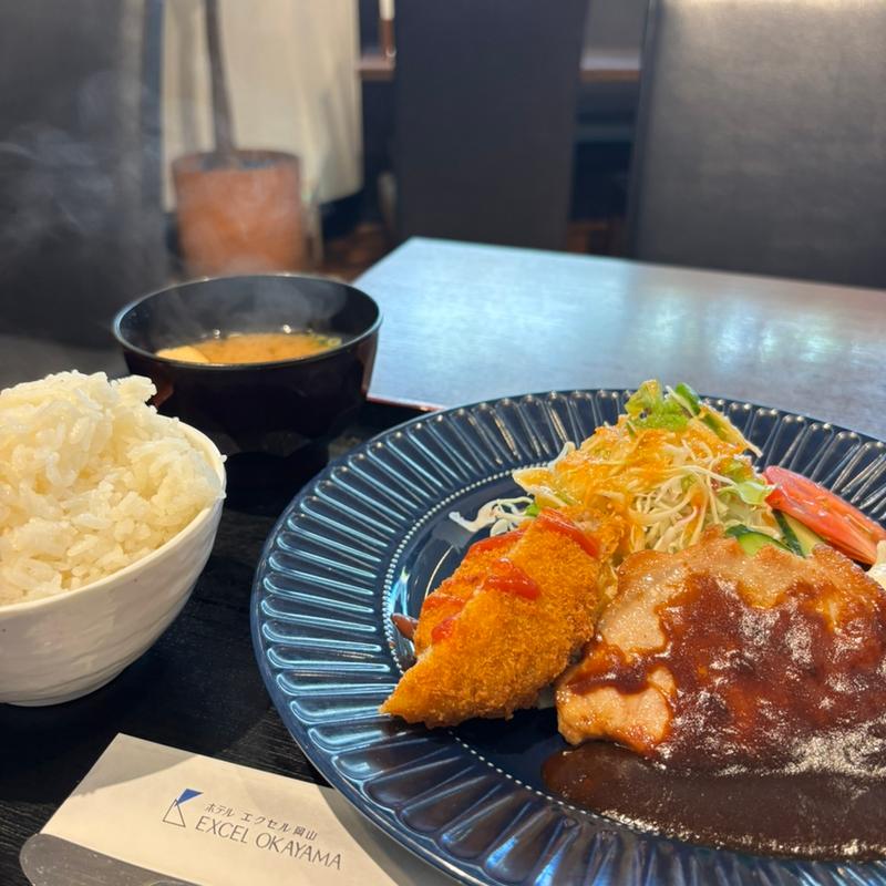 日替わりランチ(岡山グルメと珈琲 烏城珈琲店)