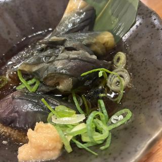 ナスの揚げ浸し(草津 極楽酒場)