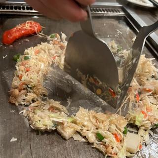 もち明太もんじゃ焼
