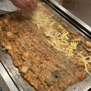 もち明太チーズもんじゃ