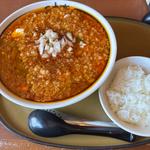 東京ラボ全とろ背脂麻婆麺　サービスライス付