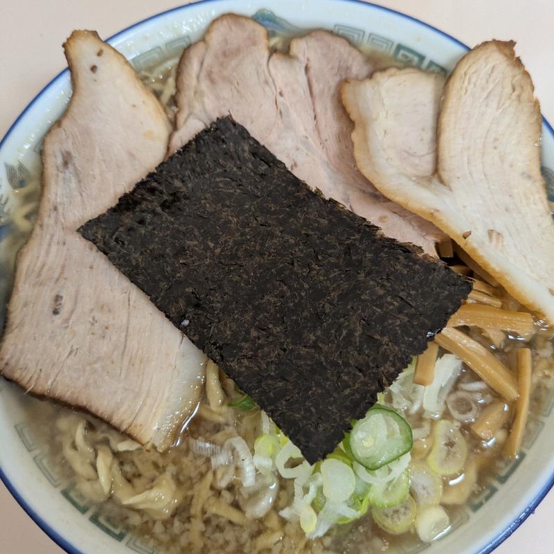 中華そば（普通 固め こい口 油ぽく）(ケンちゃんラーメン 鶴岡店 )
