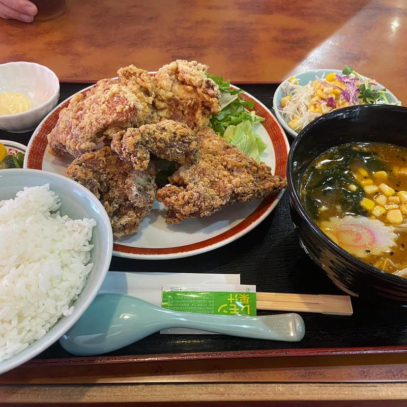 ミックス唐揚げセット(チャイニーズレストラン 加奈藺)