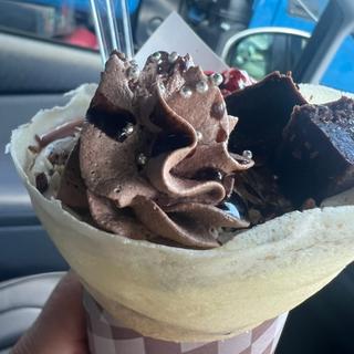 チョコアーモンドクレープ