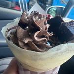 チョコアーモンドクレープ