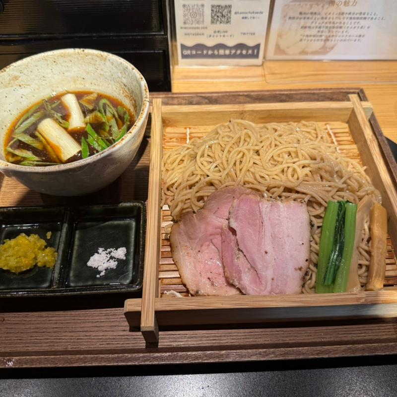 鴨だしつけめん(鴨中華そば楓)