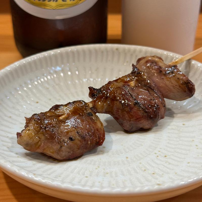 ハツ(炭火焼き鳥せんど)