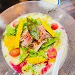 フレッシュ野菜の冷製どや～ジュ麺