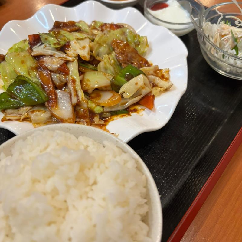 回鍋肉定食(中華料理 華馨園)