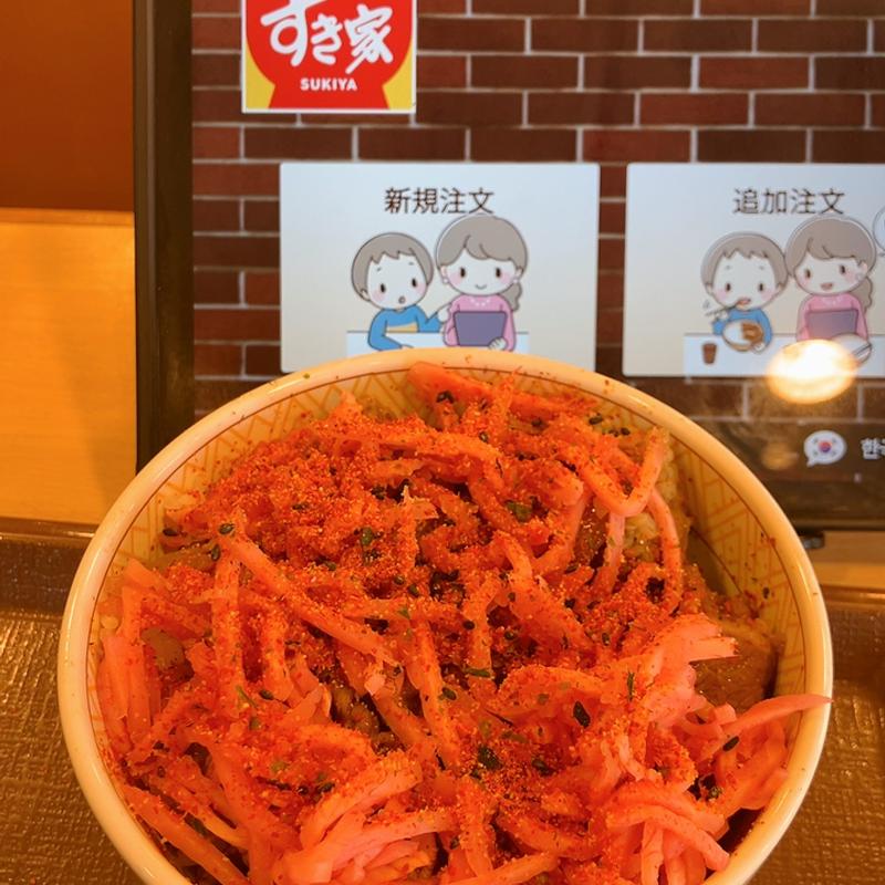 牛丼(すき家 20号笛吹一宮店 )