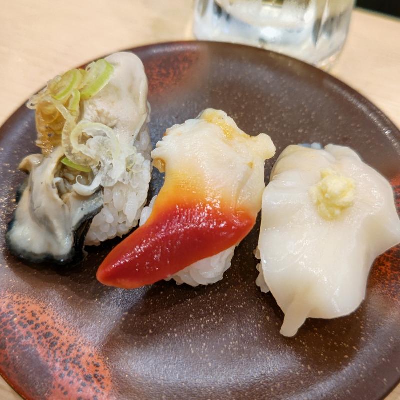 秋の貝三昧(平禄寿司 横浜中伊勢佐木町店)