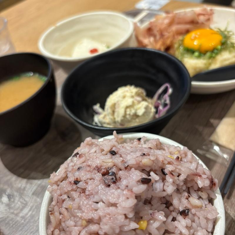 揚げ出し豆腐定食(豆と餅 杜の街店)