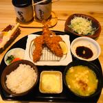 海老とヒレかつランチ