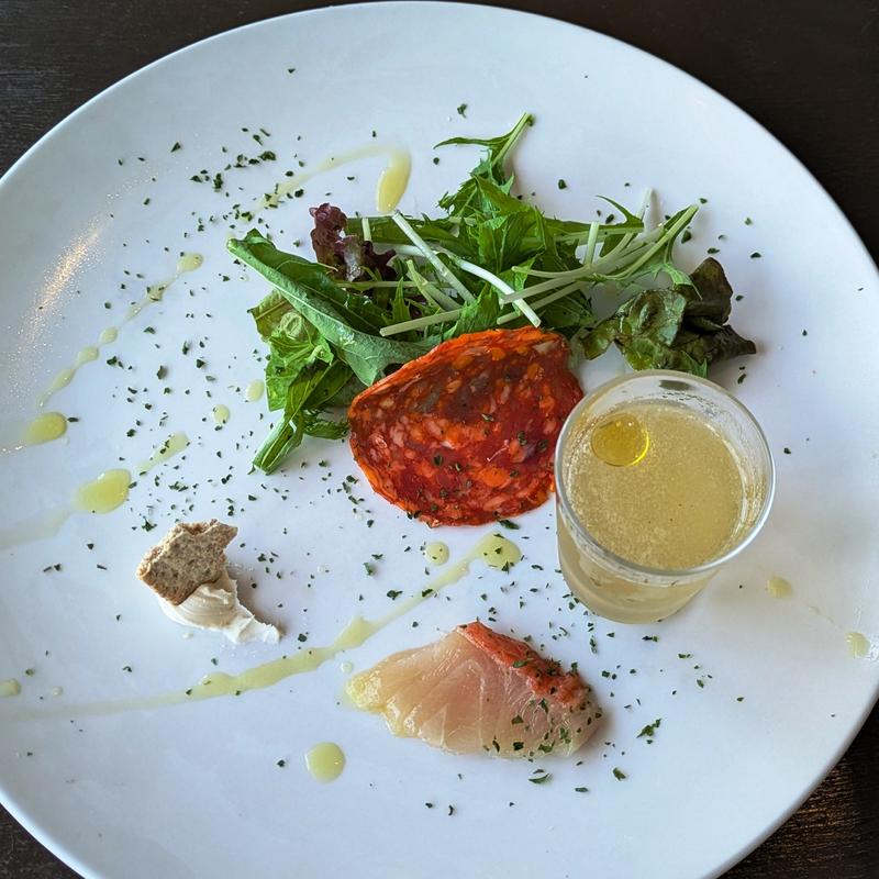 前菜4種盛り合わせ(シャルル南大沢店)