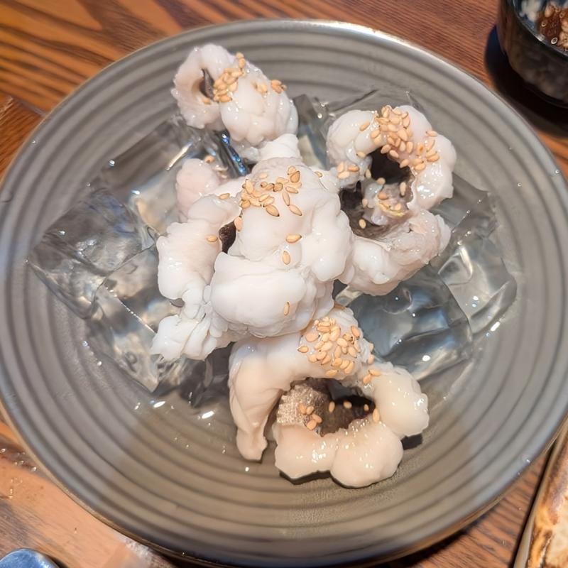 鱧の湯引き(手打ち蕎麦 蕎肆 浅野屋)