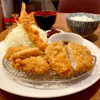 RPG定食(ロース・ひれ・海老)(とんかつ×居酒屋 RPG)