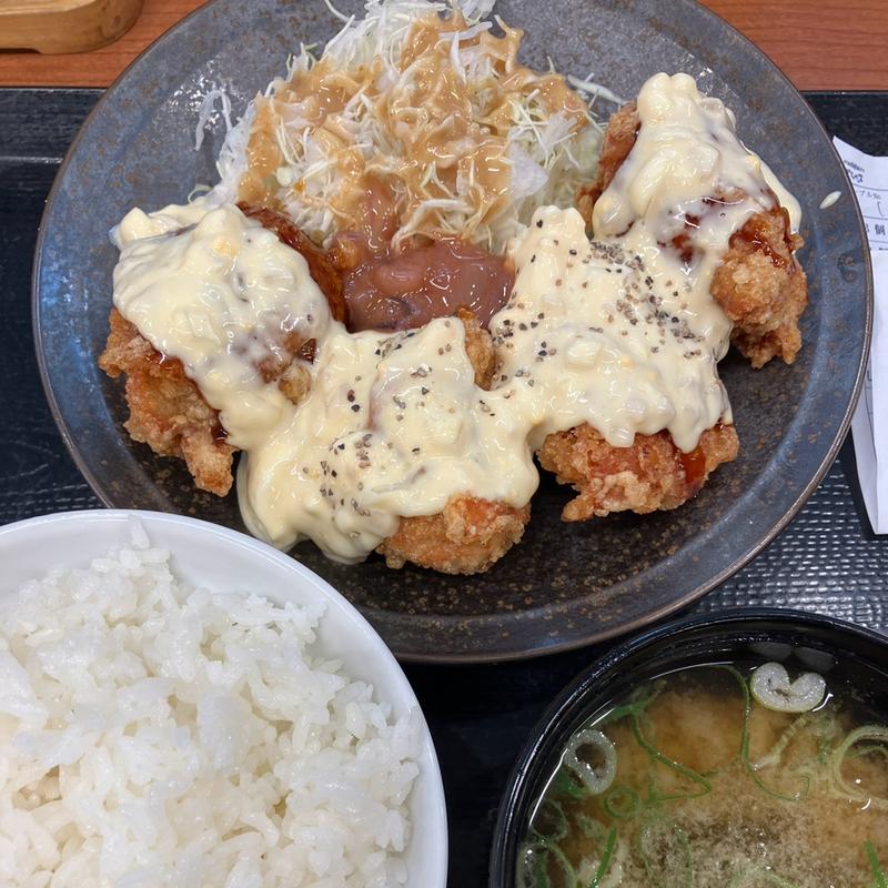 チキン南蛮定食(からやま 多摩永山店)