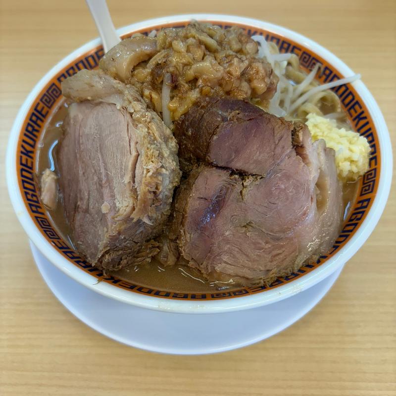 期間限定ラーメン焼豚2枚(顎で喰らえ)