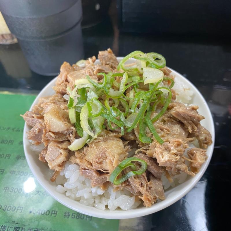 チャーシュー丼(麺処かのう)