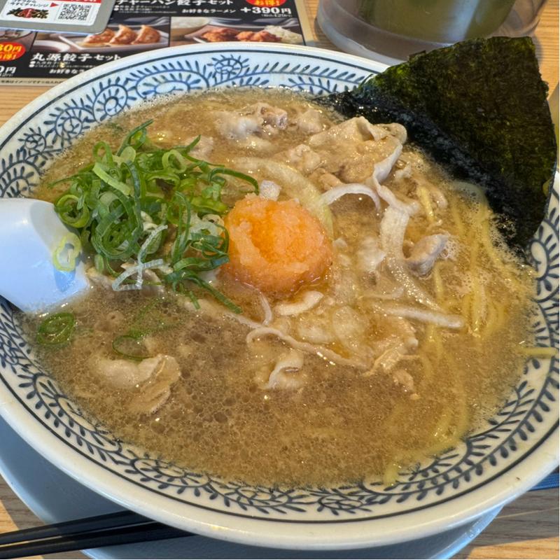 肉そば(丸源ラーメン 草加店)