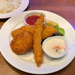 カニクリームコロッケ&エビフライ&白身魚フライ