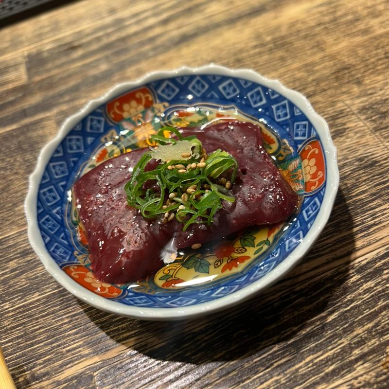 但馬牛の焼きレバー(『あ』)