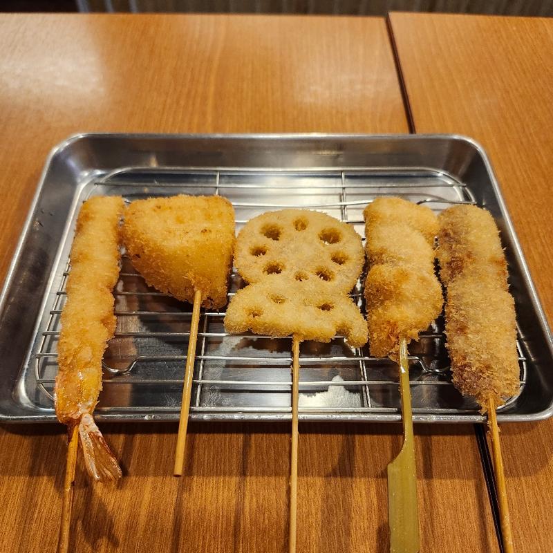 定番5本盛り(串カツ田中 久茂地店 )