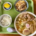 ラーメン豚煮セット